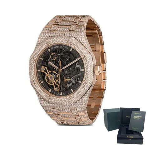 buy iced out audemars piguet - happy jewelers iced out watch.